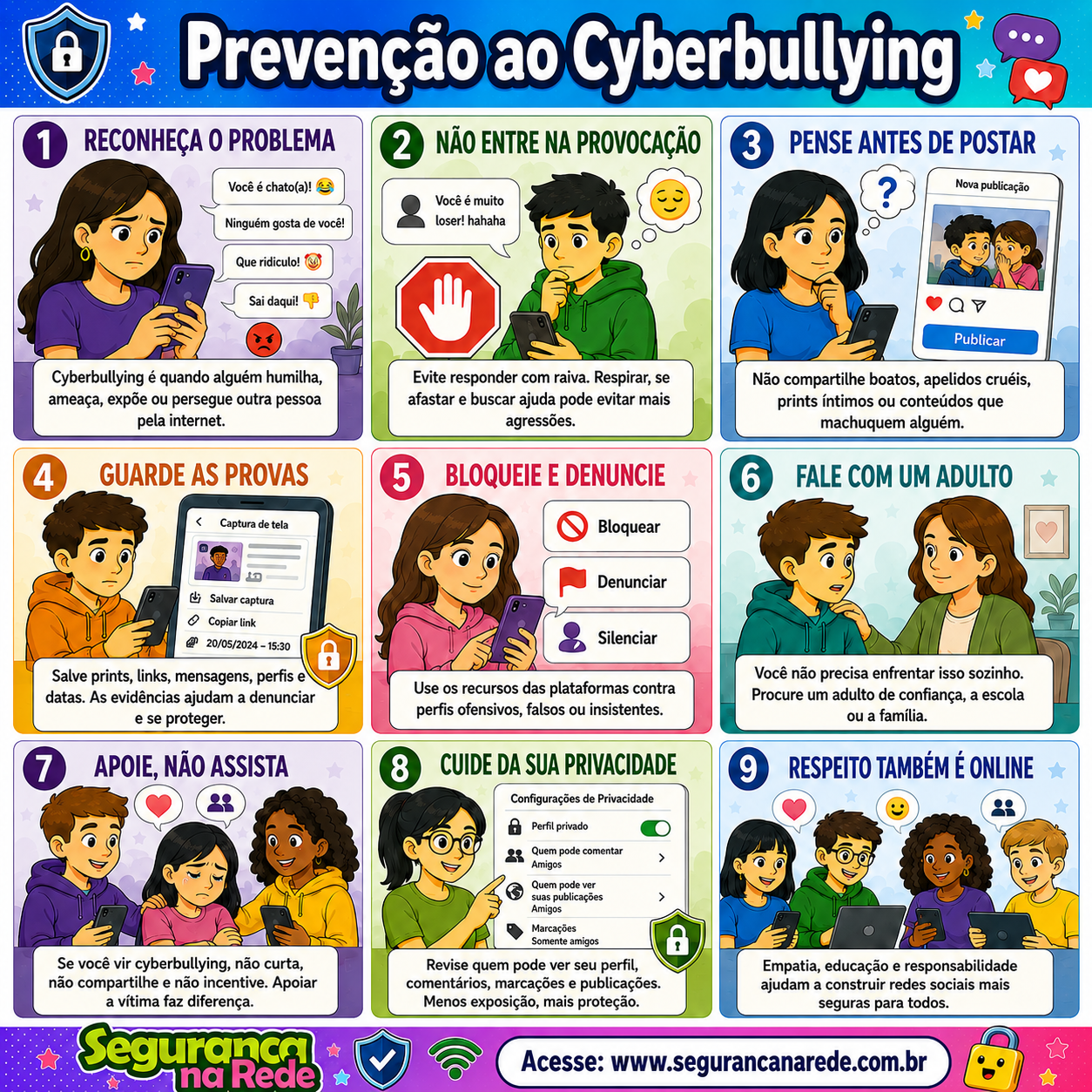 Capa Cartilha - Prevenção ao Cyberbullying